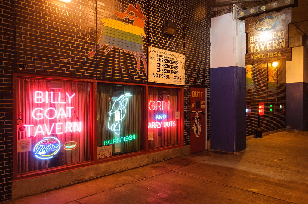 Billy Goat Tavern Exterior by Eric Kilby